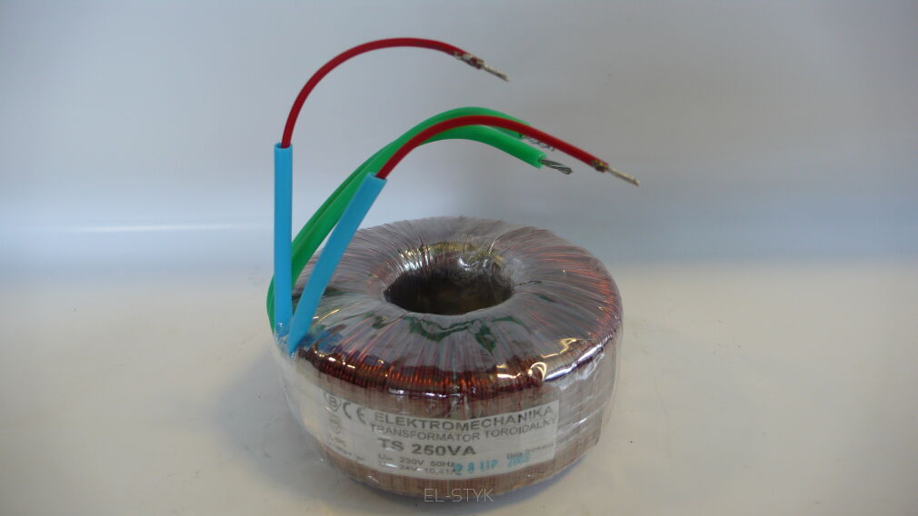 Transformator toroidalny TS 250VA 230V // 48V - 5,20A