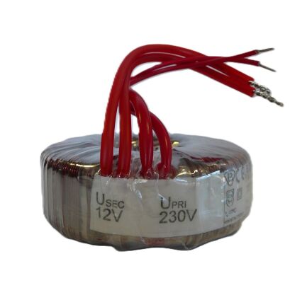 Transformator toroidalny TS 80VA 230V // 12V  -  6,66A