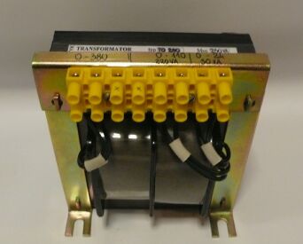 Transformator separacyjny TO 250VA 380V // 110V - 2A (220VA) / 24V - 1,25A (30VA)