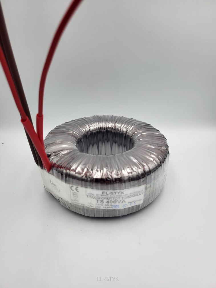Transformator toroidalny TS 400VA 230V / 24V - 16,66A