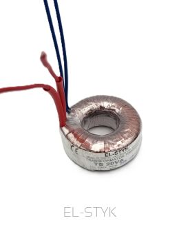 Transformator toroidalny TS 20VA 230V // 15V - 1,33A - 3