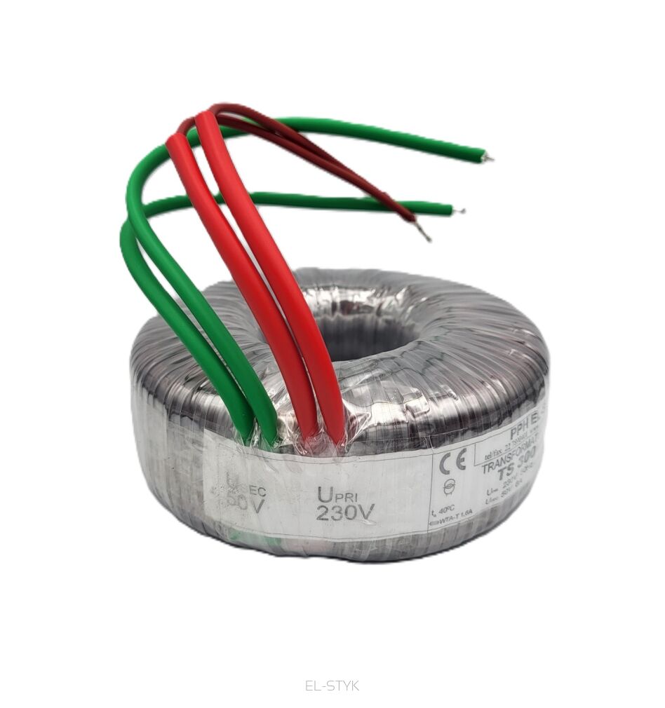 Transformator toroidalny TS 300VA 230V // 50V  -  6A