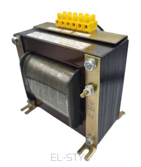 Transformator oddzielający TMa 500VA 380V // 110V - 2,27A (250VA) / 24V - 10,41A (250VA) - 3