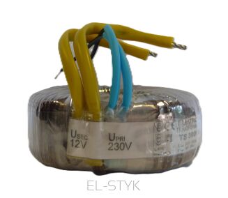 Transformator toroidalny TS 350VA 230V // 12V  -  29,16A - 2