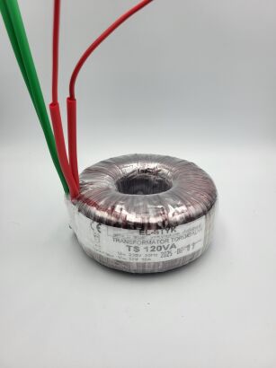 Transformator toroidalny TS 120VA 230V // 12V  -  10A z zabezpieczeniem termicznym