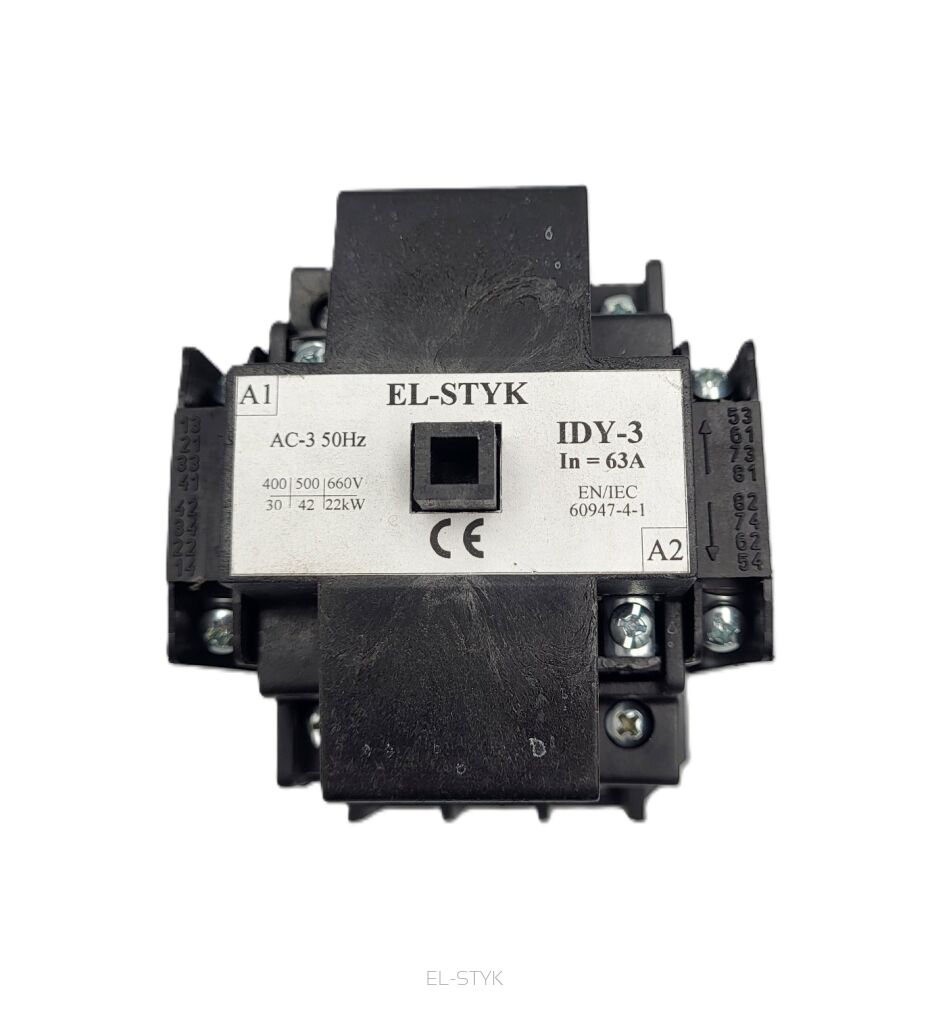 Stycznik IDY-3  63A  U - 12V AC