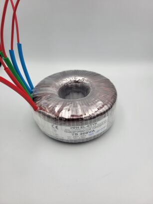 Transformator toroidalny TS 200VA 230V // 70V - 2,85A / 12V - 0,5A