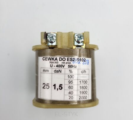 Cewka do elektromagnesu ES2-5102   1,5 kG  U-400V
