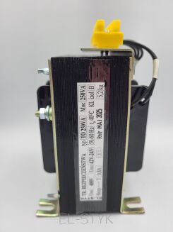 Transformator bezpieczeństwa TO 250VA 400V // 42V-24V - 5,95A - 2