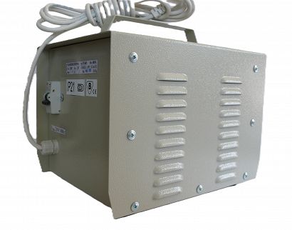 Transformator separacyjny TO 630VA  230V // 230V  -  2,74A w obudowie metalowej przenośnej