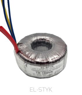 Transformator toroidalny TS 100VA  230V // 2x25V  -  2x2,0A - 2