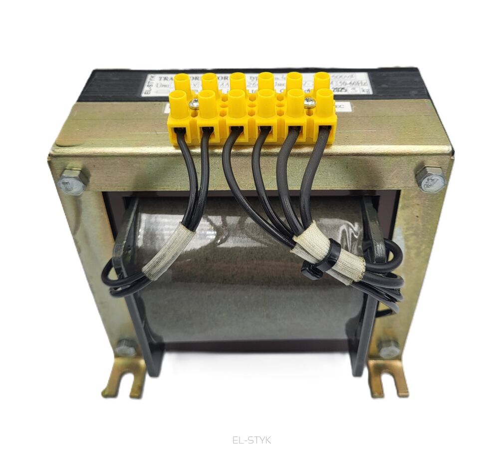 Transformator oddzielający TMa 500VA 400V // 230V - 1,74A (400VA) / 24V - 4,16A (100VA)